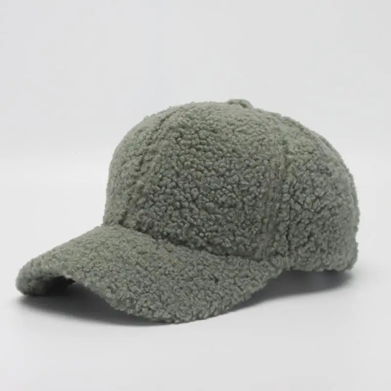 Winter Hats For Women Faux Fur Baseball Cap Female Outdoor