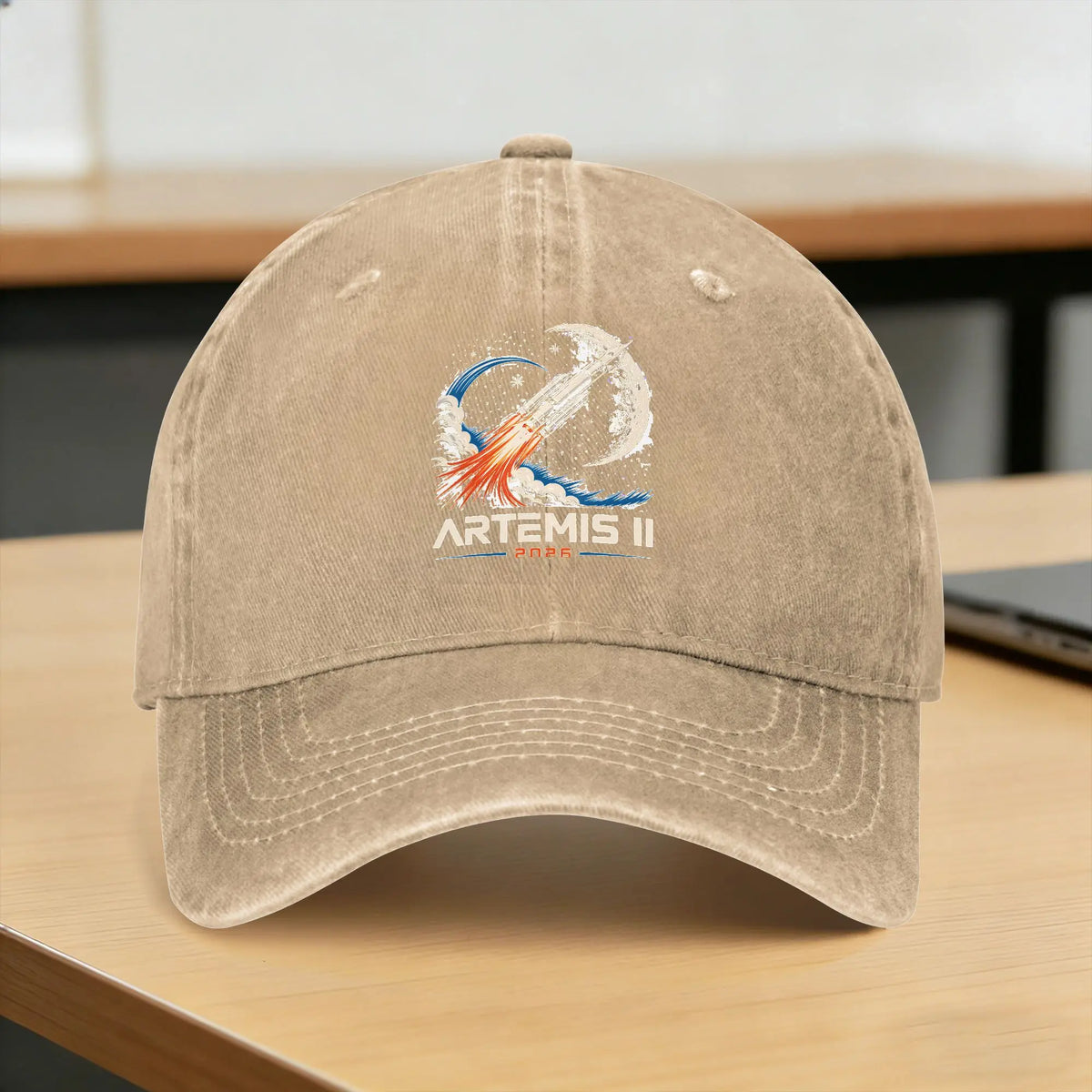 Artemis II Launch to The Moon 2026 Sun Baseball Cap