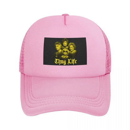 Thug Life Golden Mesh Baseball Caps