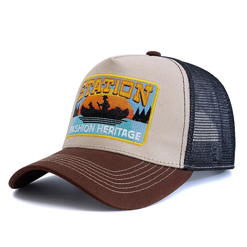 New Style Summer Fishing Cap Breathable Mesh Baseball Hat Men Women