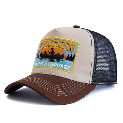 New Style Summer Fishing Cap Breathable Mesh Baseball Hat Men Women