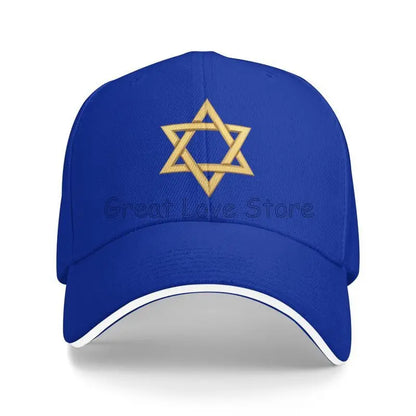 Star of David Baseball Cap Luxury Brand All Seasons Travel