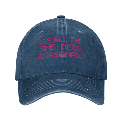 Kiss All the Time Casual Baseball Cap Harrys Styles Album Rock Trucker Hat