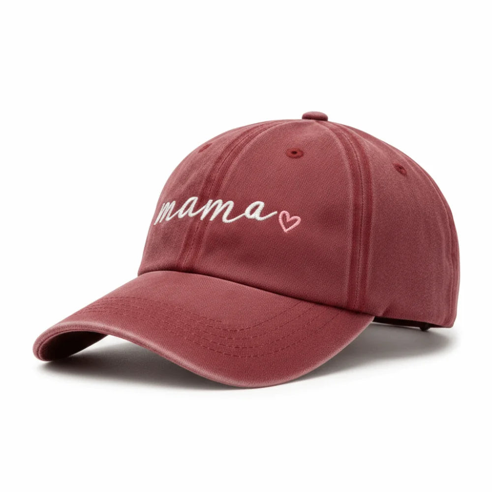 Washed Cotton dad mama mini Love Caps Baseball Hats