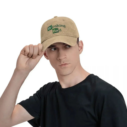 New B-Breaks Bad Denim Baseball Cap