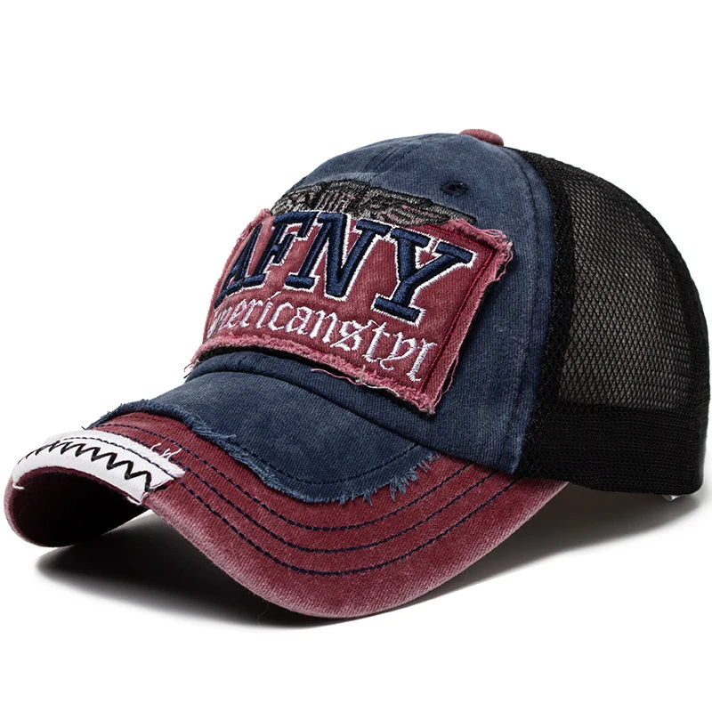 CNTANG Fashion Mesh Men's Baseball Cap