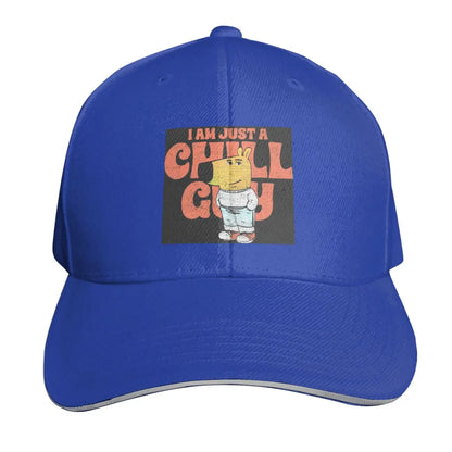 Vintage I Am Just A Chill Guy Cap Fashion Casual Baseball Caps