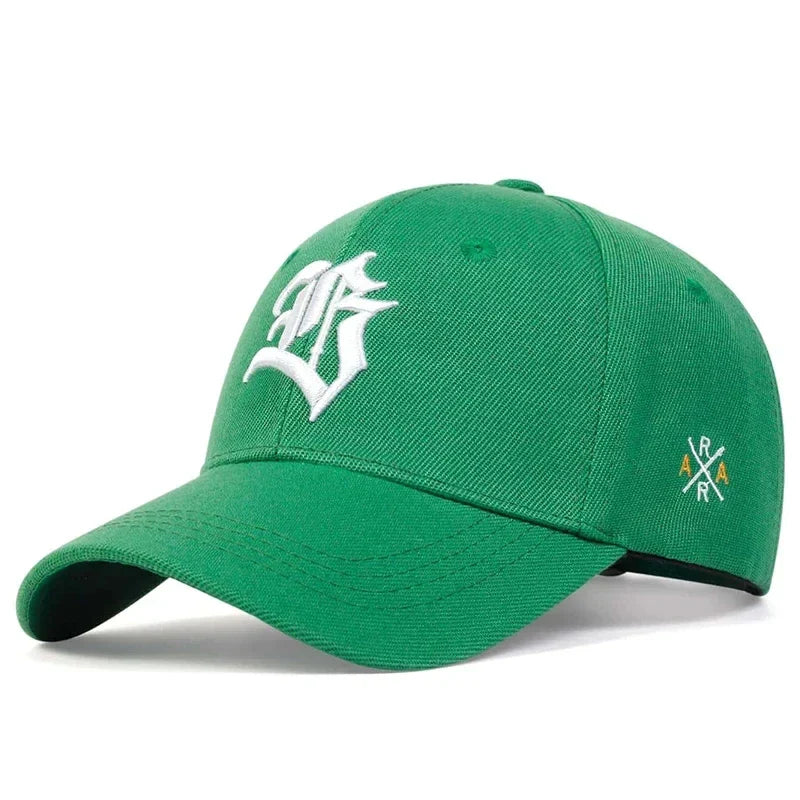 Unisex Gothic Letter Embroidery Baseball Caps