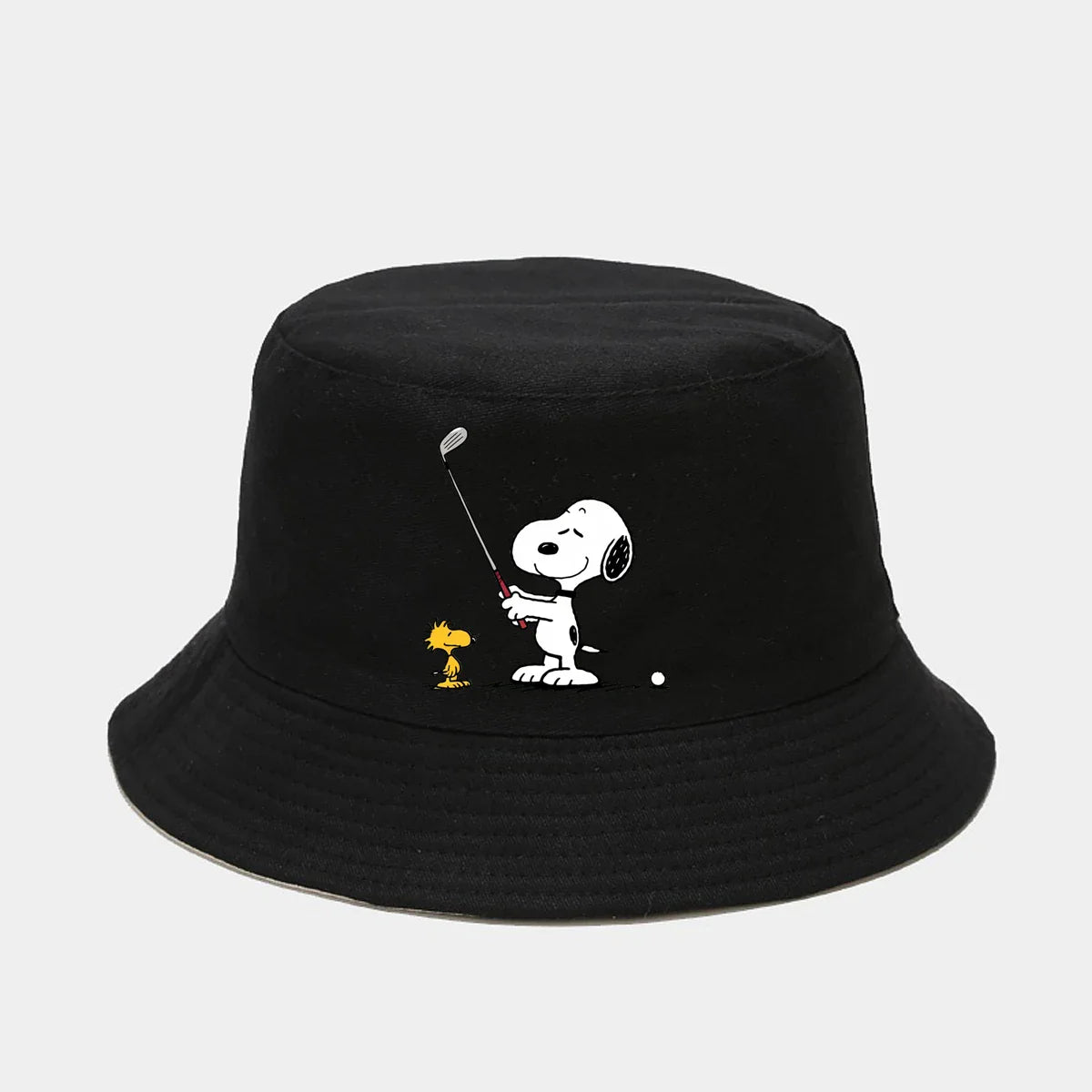 Snoopy Printed Bucket Hat Breathable Sun Hat