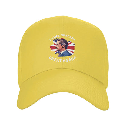 Make Britain Great Again Nigel Farage Support Baseball Cap