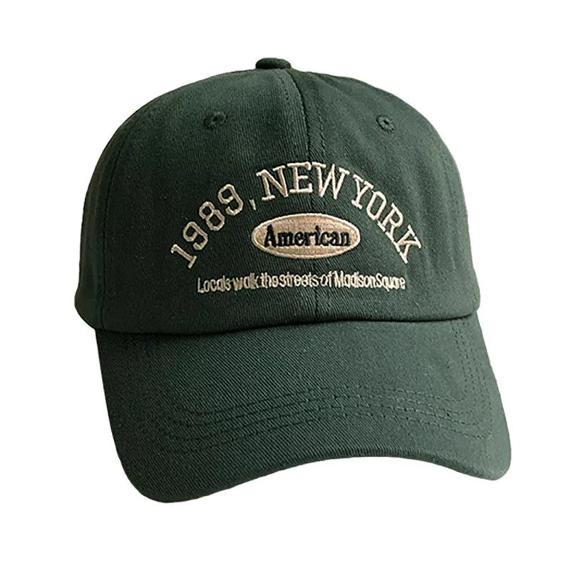 Embroidery 1989 New York Baseball Hats Washed Cotton Cap For Men Women