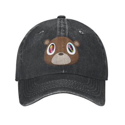 Graduation Bear Rapper Baseball Caps
