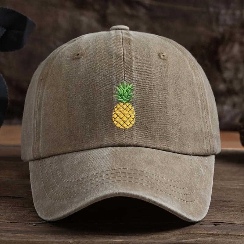 Pineapple Printed Baseball Cap Outdoor Casual Hat