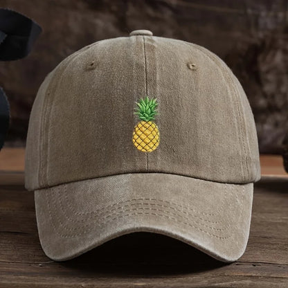 Pineapple Printed Baseball Cap Outdoor Casual Hat