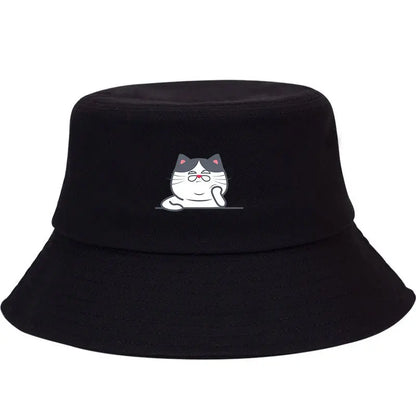 Bucket Hats With Cute Cat
