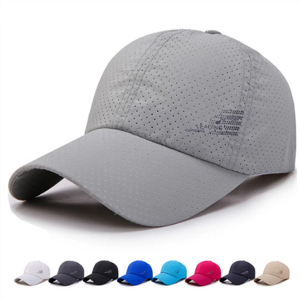 Breathable Spring Summer Quick-Drying Baseball Caps