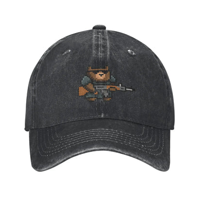 Funny Tactibear Spray Shoot Valorant Baseball Caps