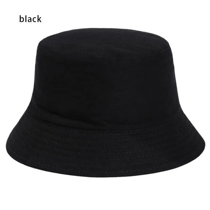 Fashion Bucket Hat PU Leather Fishing Cap Hiking Hat Hip-Hop Hat For Women and Men
