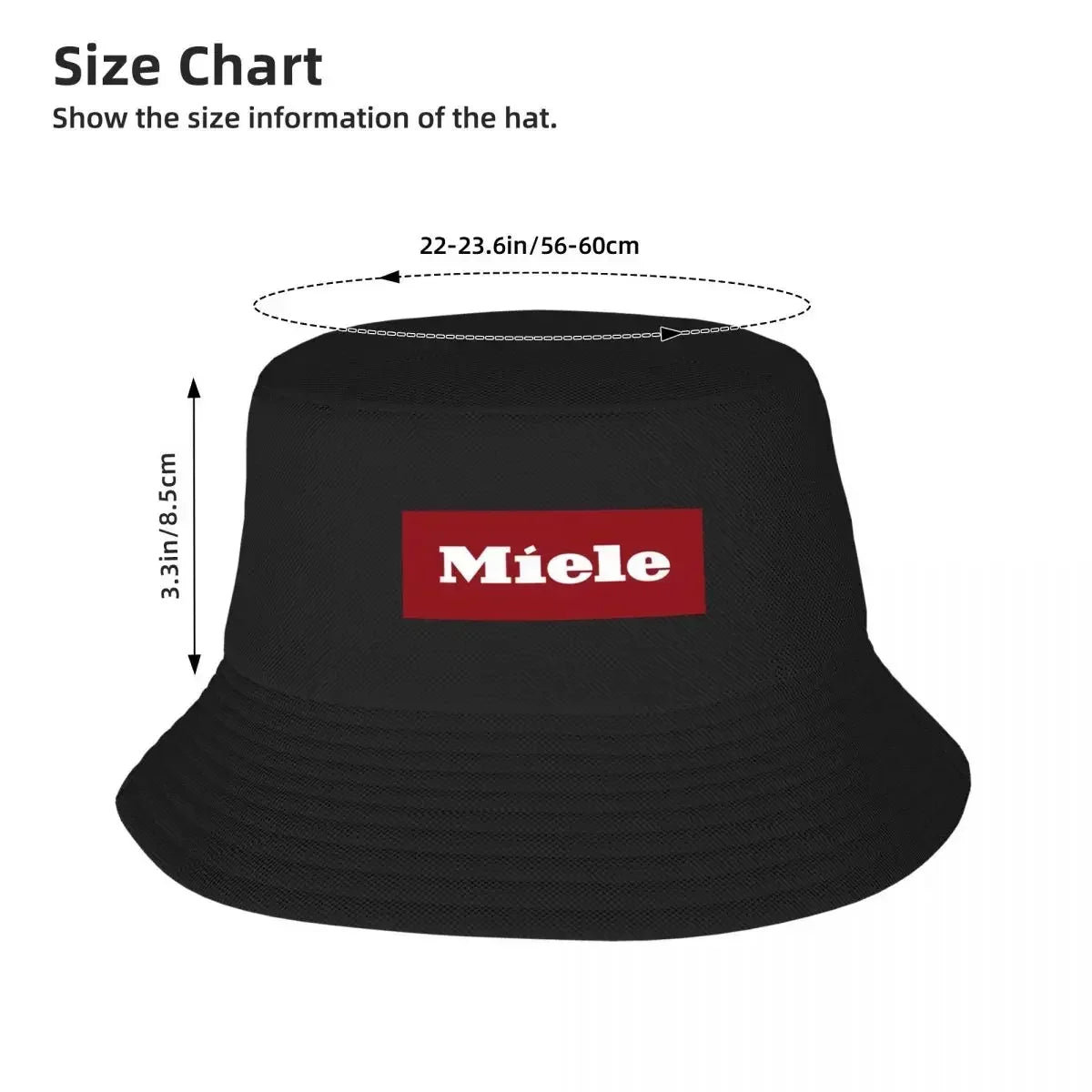 Miele Logo Print Classic T-Shirt Bucket Hat