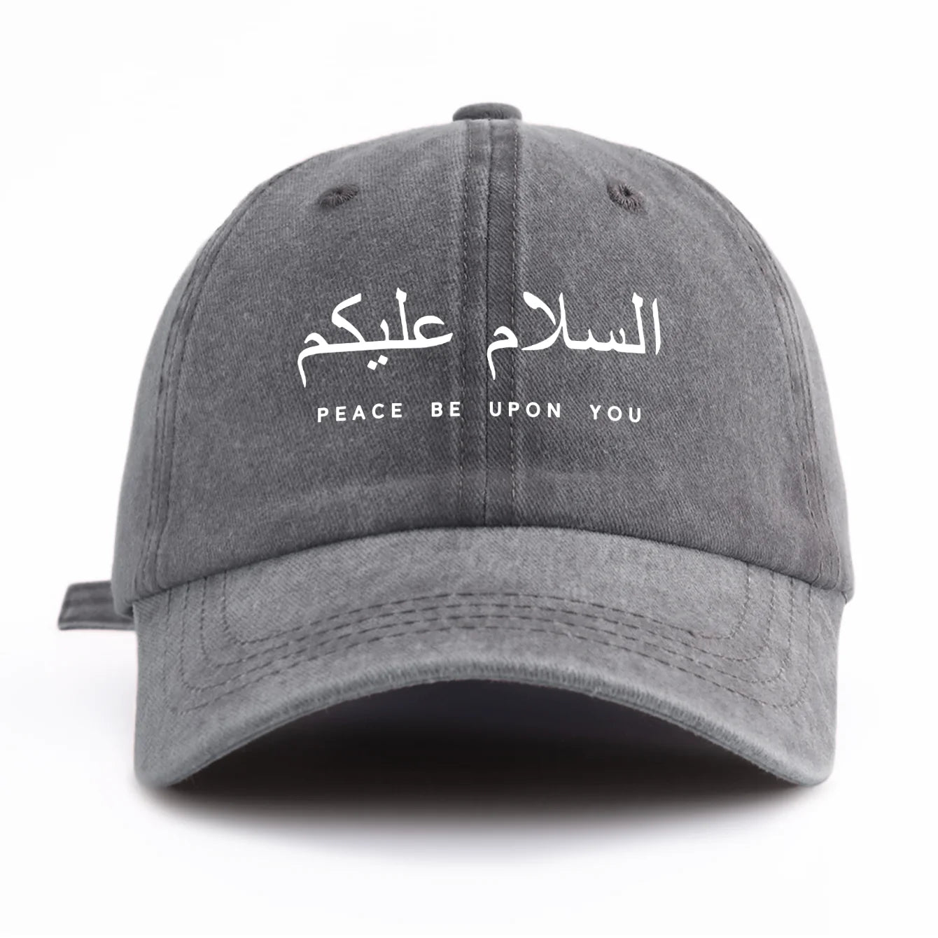 Peace be upon you Print Washed Baseball Cap For Adults