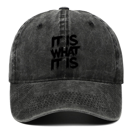 Black Letter Printed Baseball Caps For Men And Women