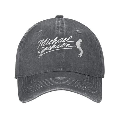 Washed Baseball Cap MJ Bad Album Summer
