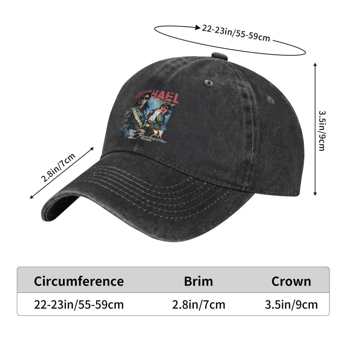 Michaels Pop King Jacksons Unstructured Baseball Caps