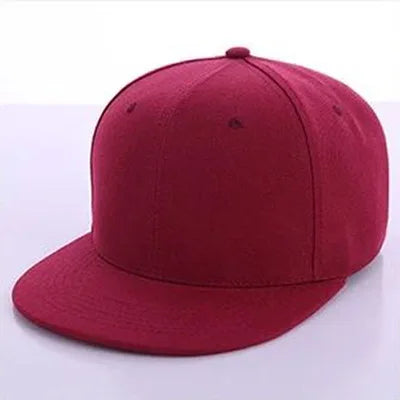 Unisex Flat Brim Snapback Hat For Men Women