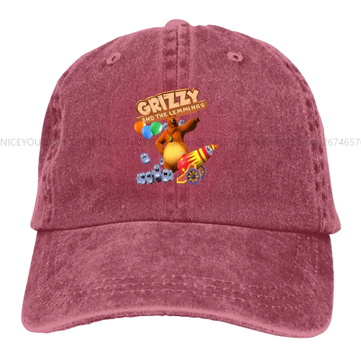 Grizzy and the Lemmings Baseball Cap