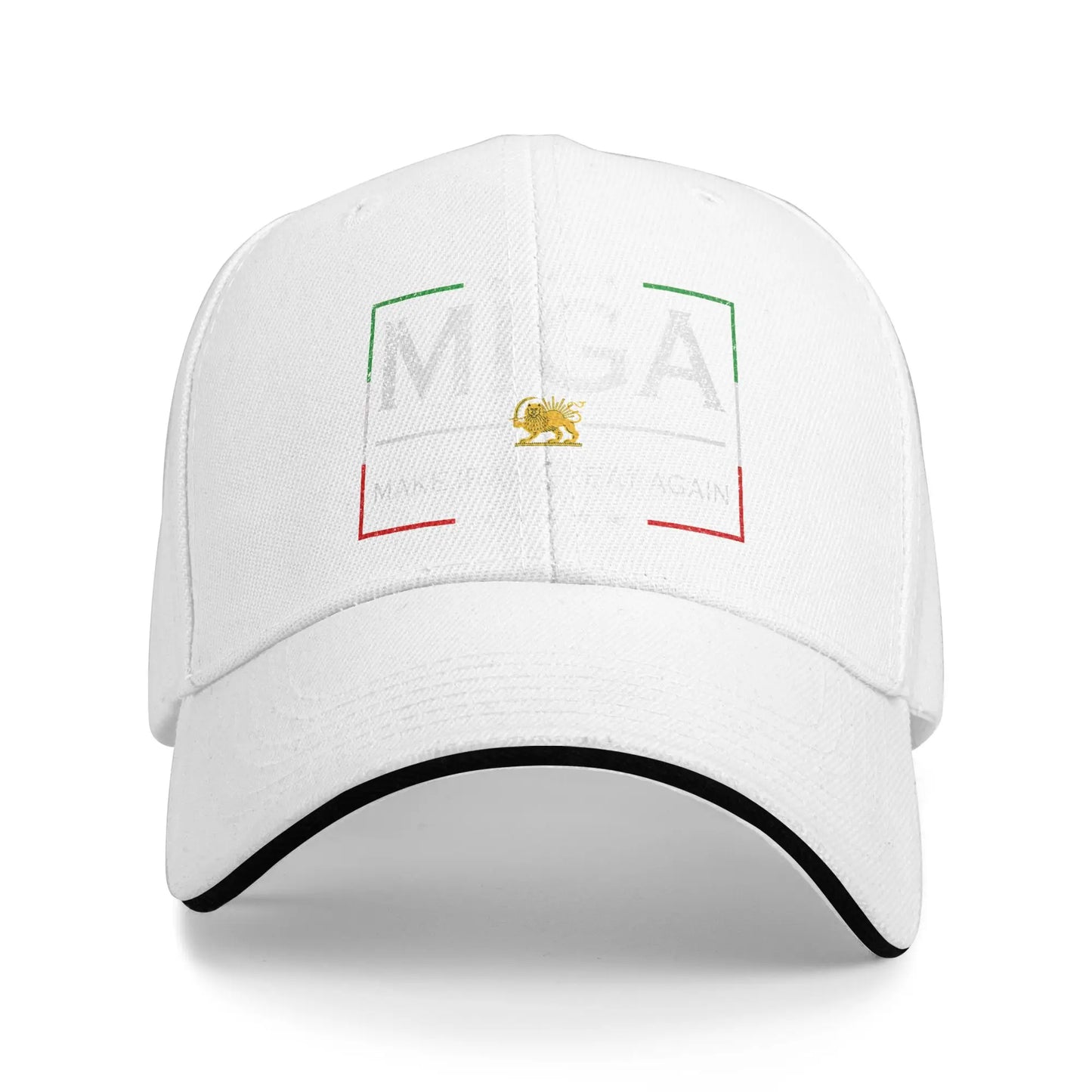 Iranian Make Iran Great Again Emblem Of Iran MIGA Baseball Cap