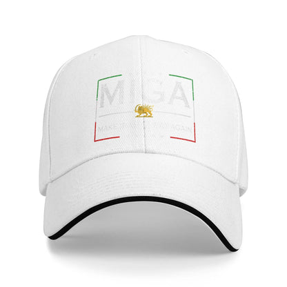 Iranian Make Iran Great Again Emblem Of Iran MIGA Baseball Cap