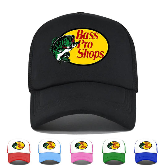 Fashion Fish Trucker Caps Men Funny Fishing Printing Hat Baseball Cap