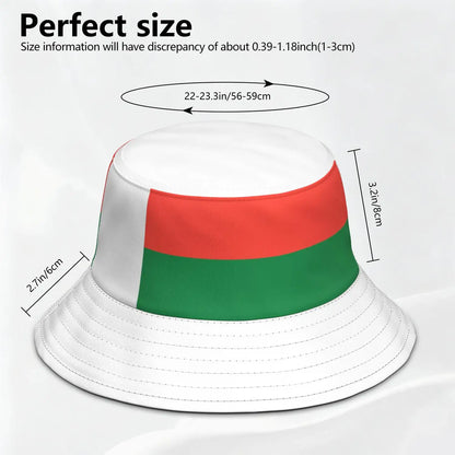 Madagascar Fisherman Hats Free Custom Made Name Number Logo Bucket Cap