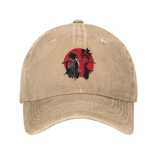 Custom Cotton Mugen And Jin Sumi E Samurai Champloo Baseball Cap