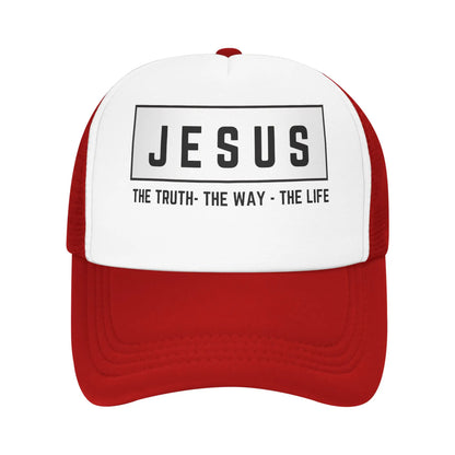 JESUS the Way Mesh Baseball Caps