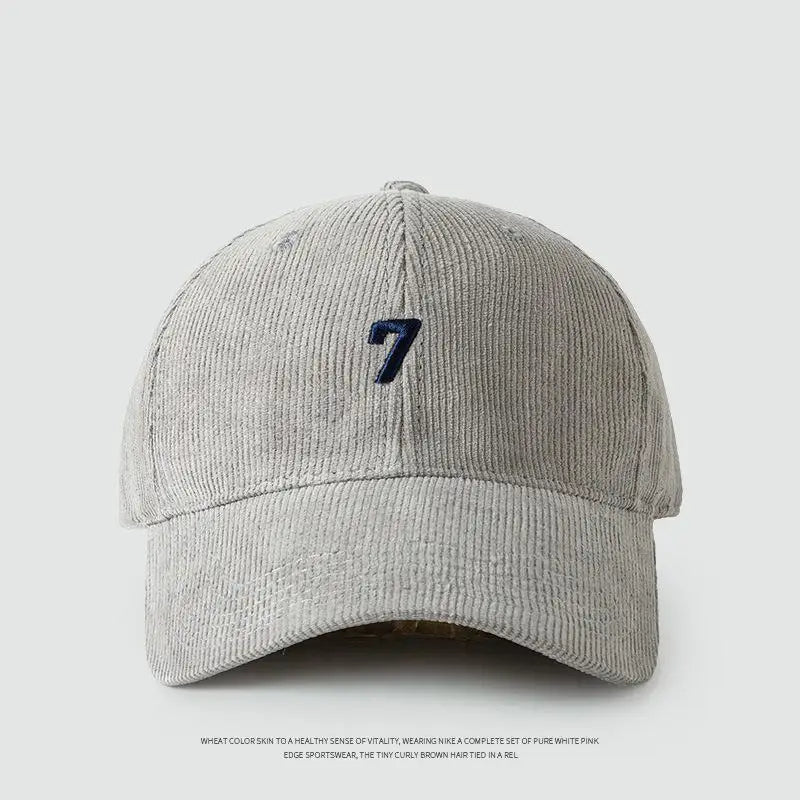 Winter 60-65 cm Large Size Corduroy Baseball Cap For Men Women