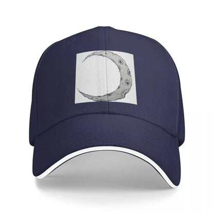 Grey Moon Baseball Cap