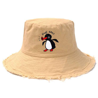 Summer Penguin Bucket Hat Reversible Bob