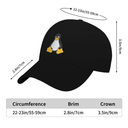 Tux The Linux Penguin Baseball Cap
