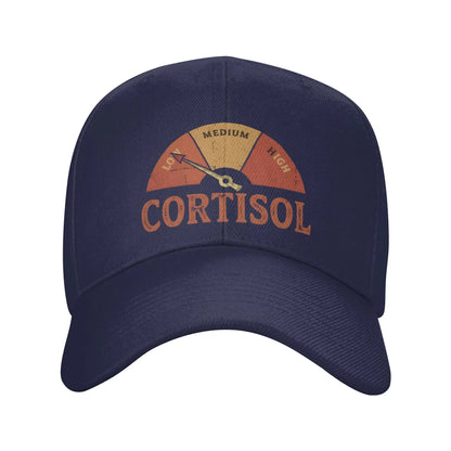 Low Cortisol Levels V Hats Stylish Baseball Cap