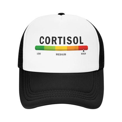 Summer Outdoor Low Cortisol Levels v Mesh Cap Baseball Hats