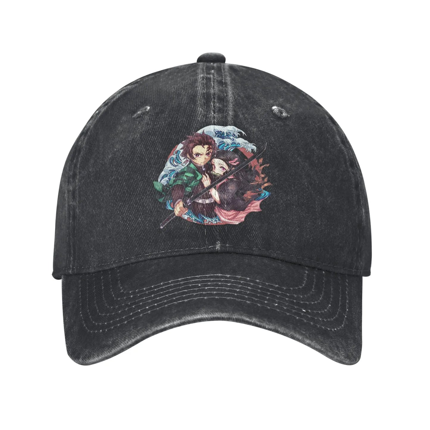 Vintage Demon Slayer Tanjirou Nezuko Baseball Cap
