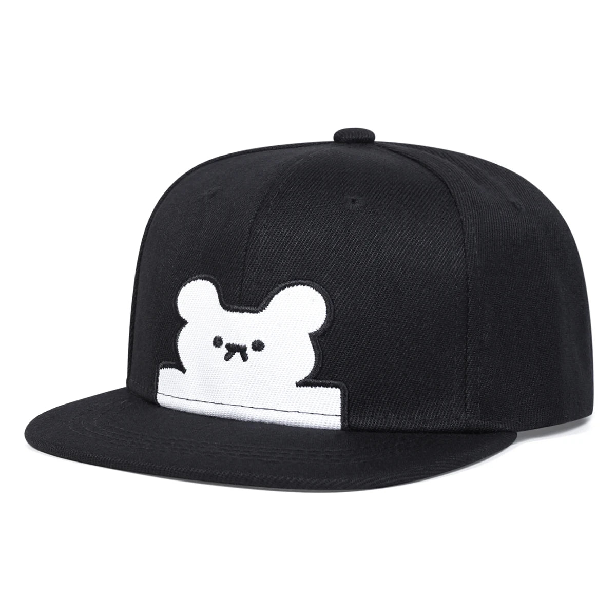 Children Little Bear Embroidery Baseball Caps Hip Hop Hats