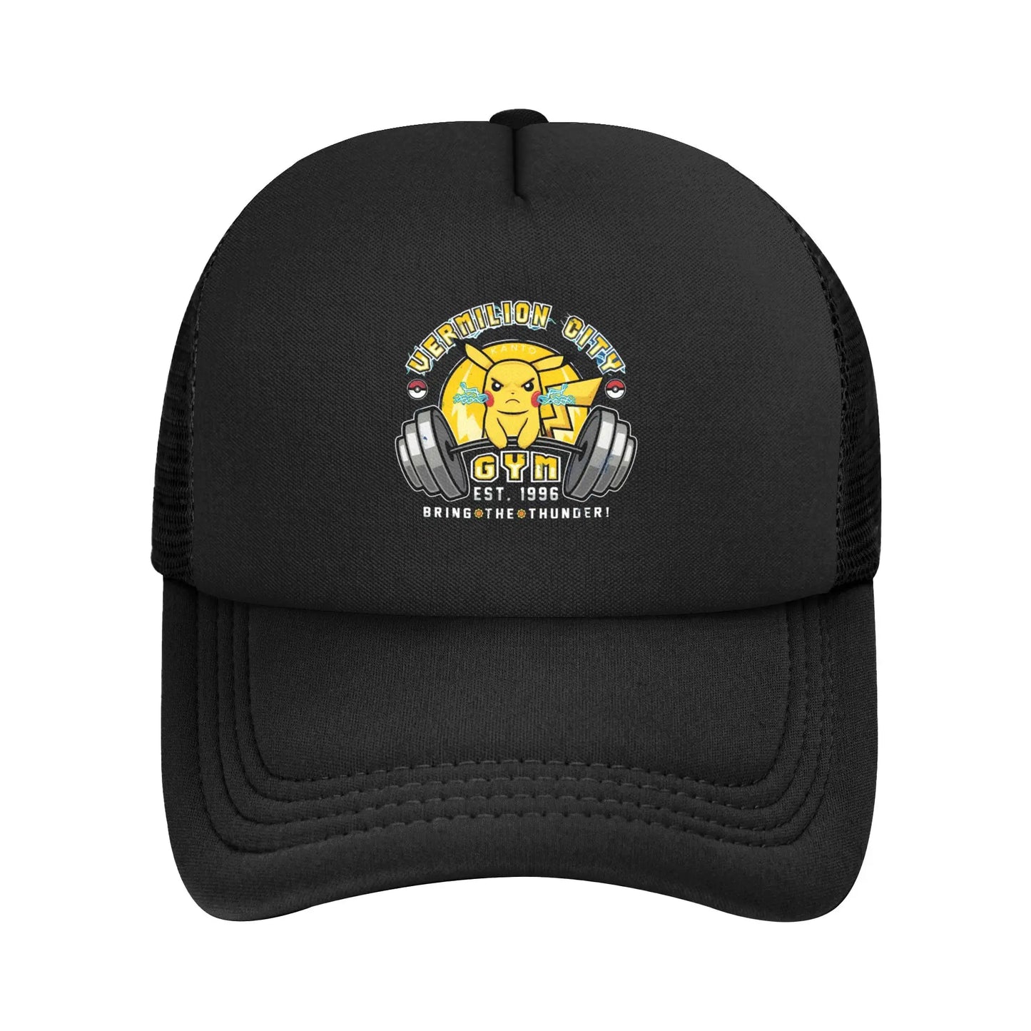 Pokemoned Charmander Mesh Baseball Caps