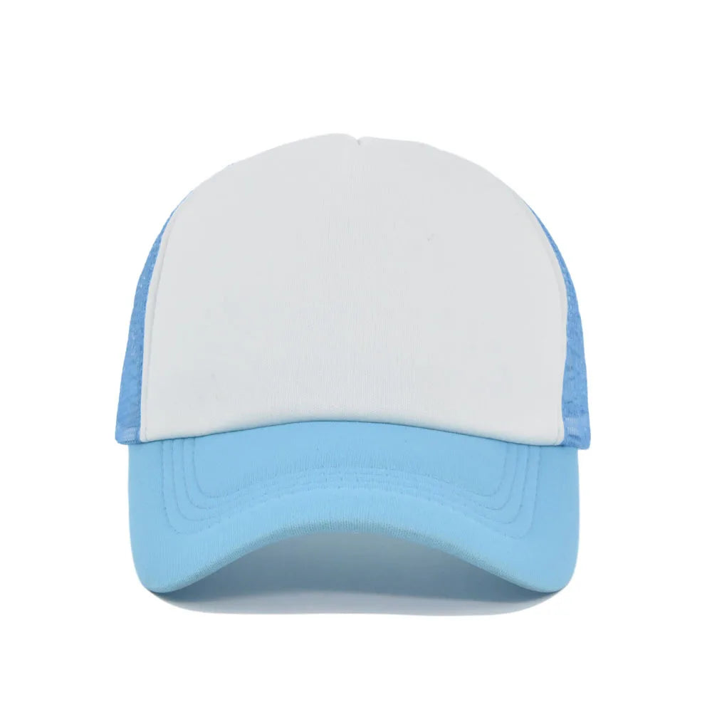15 Colors Mesh Baseball Cap Adjustable Snapback Hats For Women Men