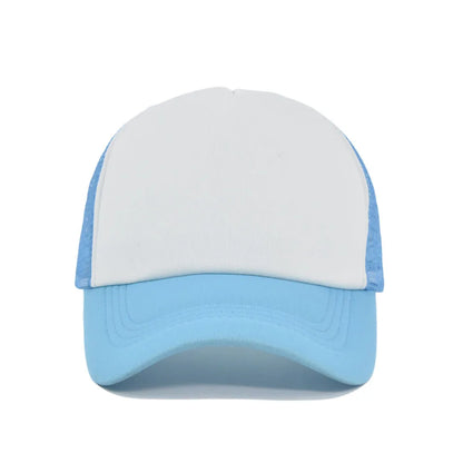 15 Colors Mesh Baseball Cap Adjustable Snapback Hats For Women Men