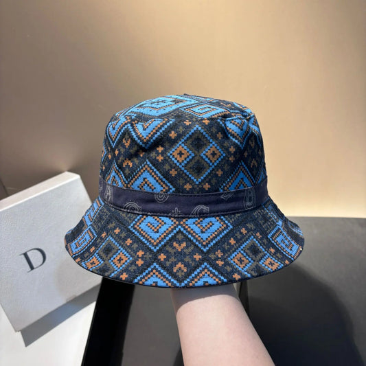 ‌Colorful Patchwork New Bucket Cap