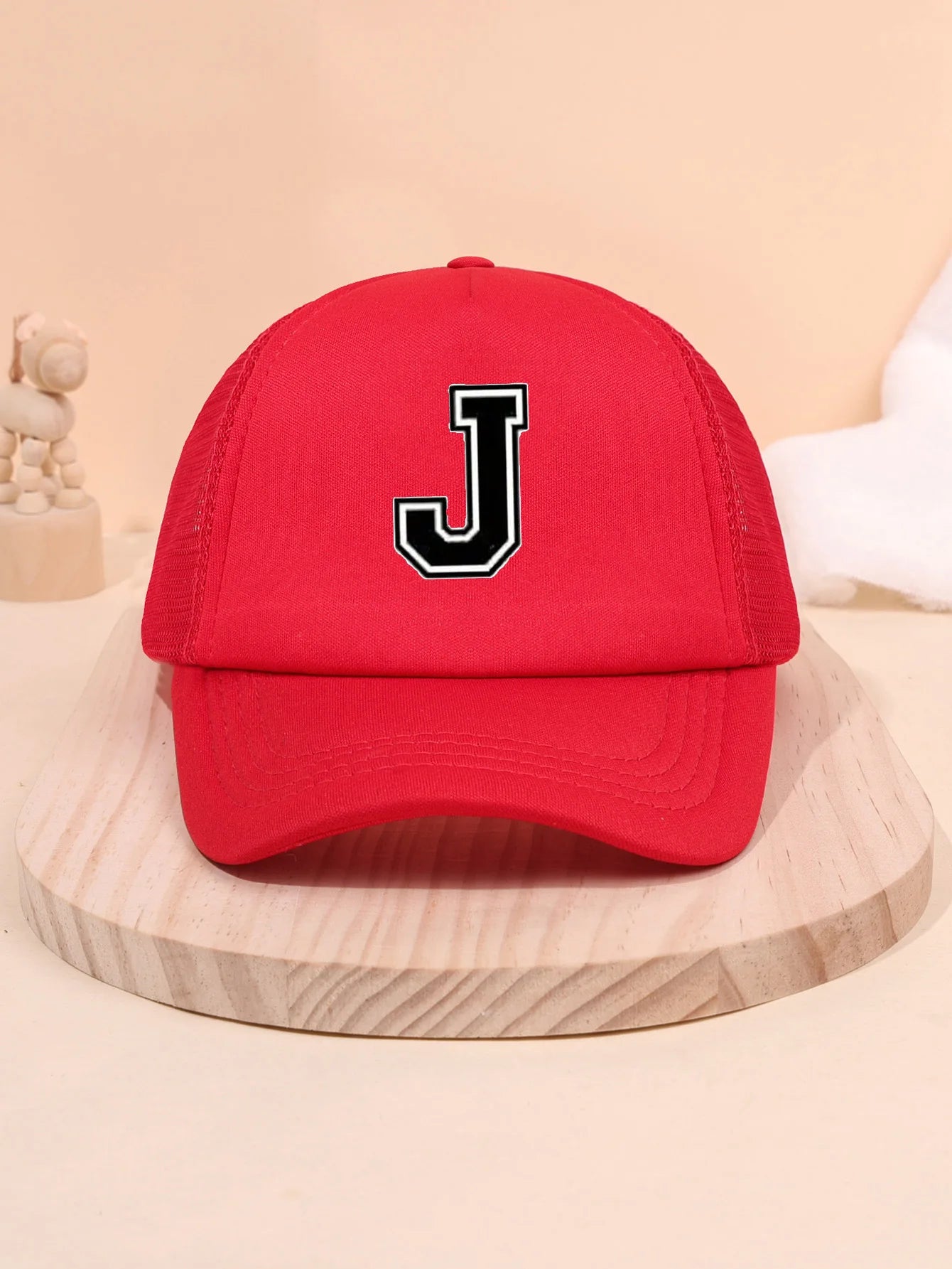 Children's Letter A-Z Sunshade Baseball Cap