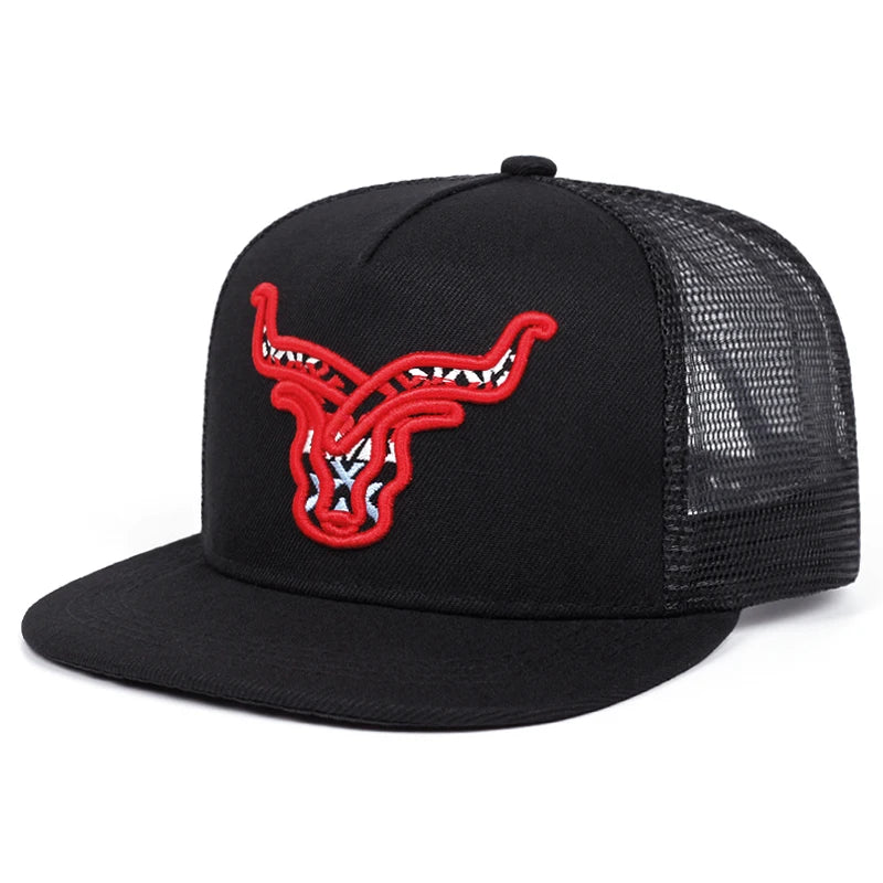 New Fashion Webhat Cartoon Letter Embroidered Hip Hop Hat Snapback Hat