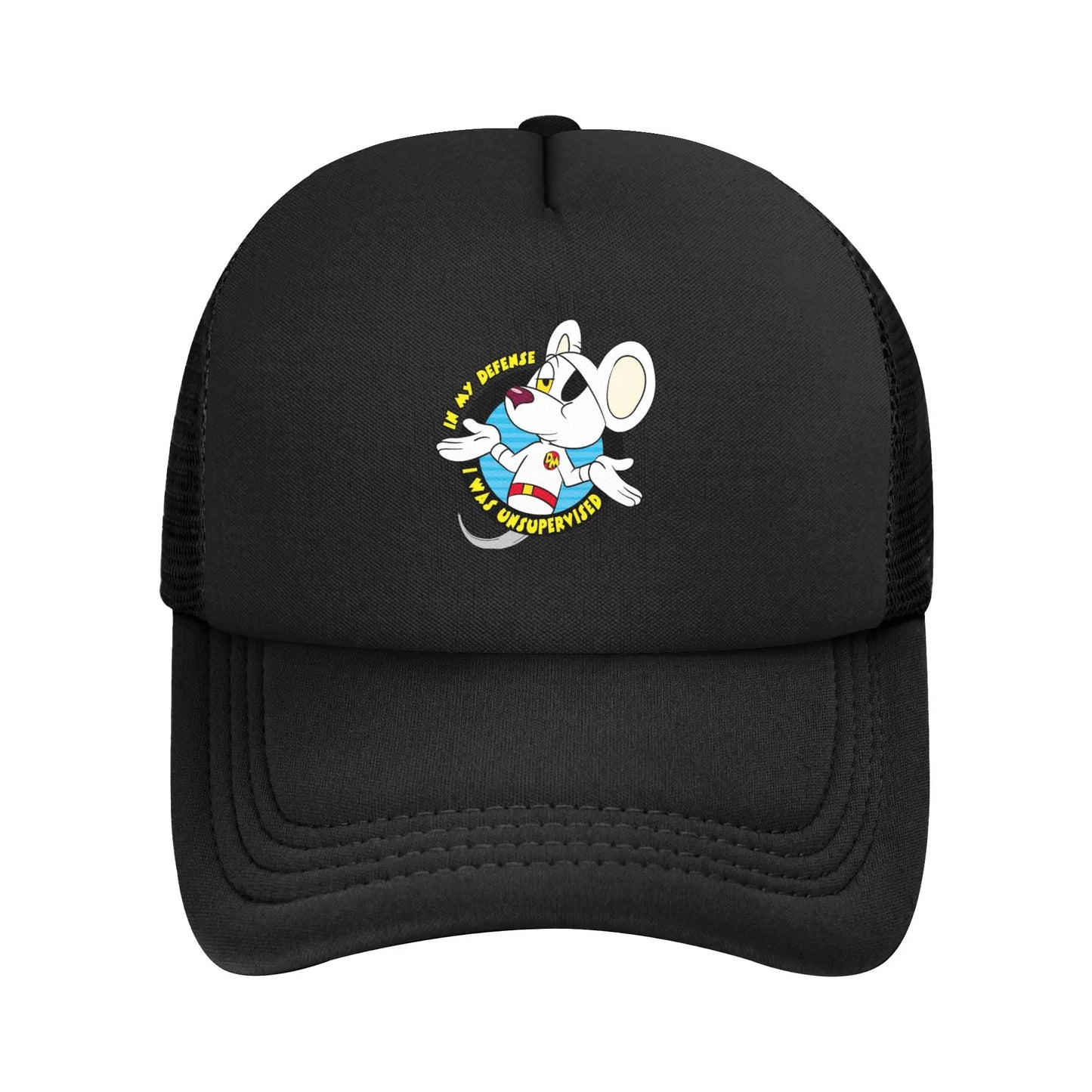 Adult Danger Mouse And Penfold Pulp Fiction Trucker Hat Baseball Caps